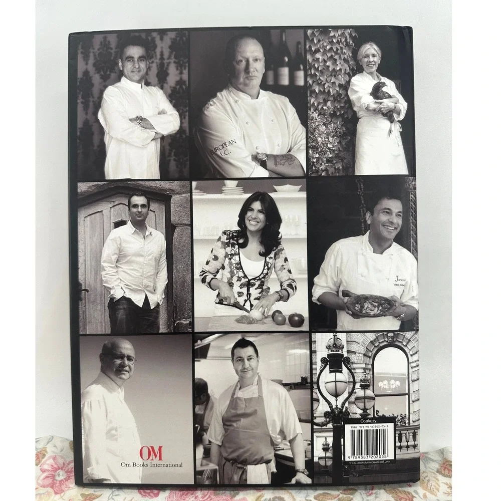 Taste 7 Michelin Star and Celebrity Chefs Anand Kapoor Hardcover Cookbook 2014